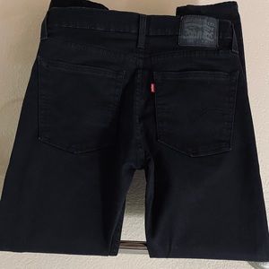 Mens Levis 510 Flex Skinny Black Jeans 30 W by 30 L